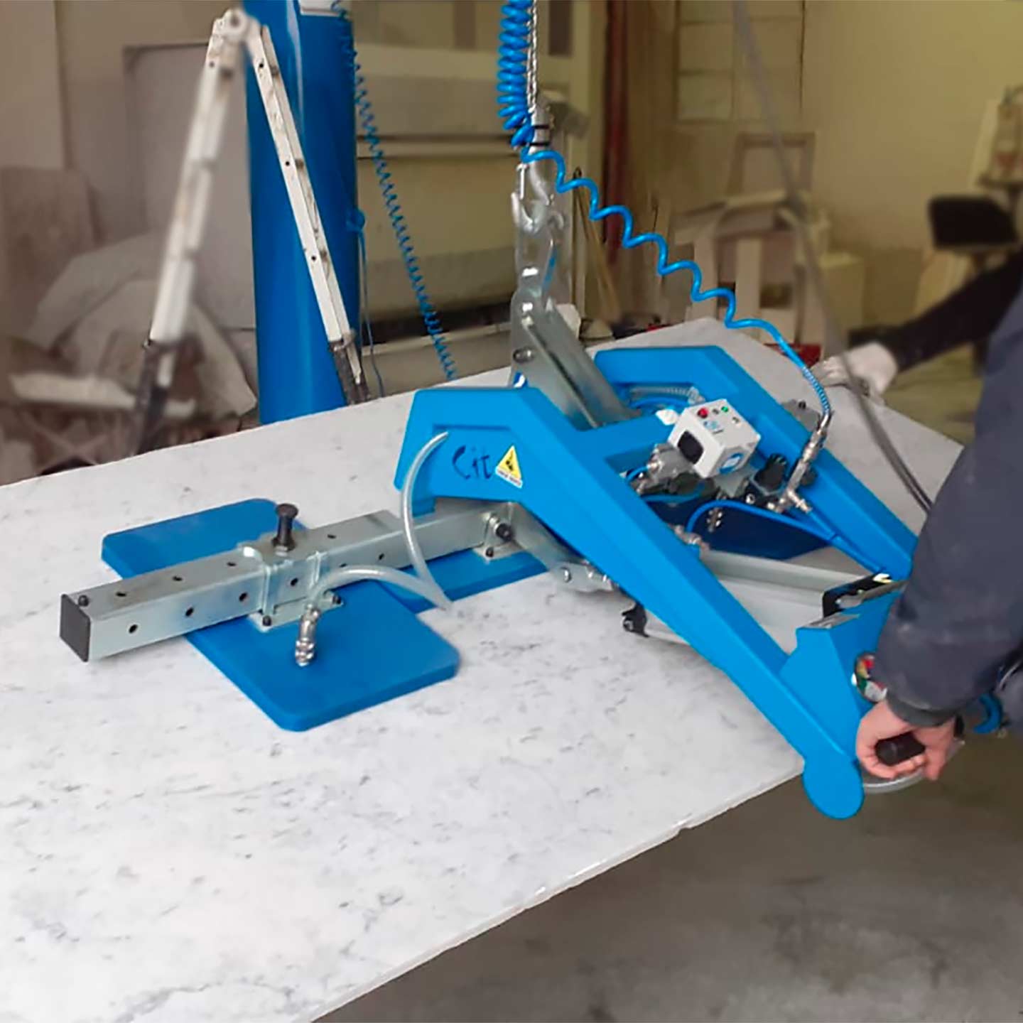 Ventose per la movimentazione del marmo, Cit Group