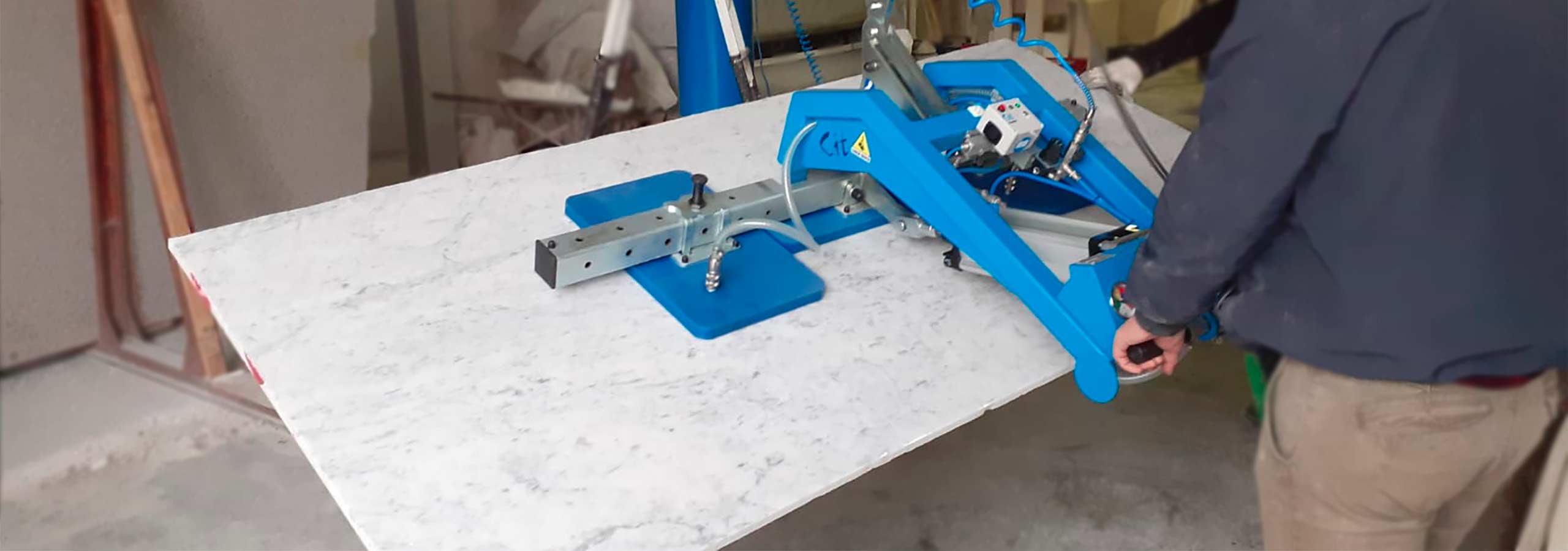 Ventose per la movimentazione del marmo, Cit Group
